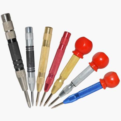 Punção Automática, Punção Automática com Mola Ajustável, Ferramenta de Punção de Metal, Punção de Centro para Madeira, Metal, Plástico