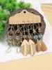 Bohemian Style Alloy Retro Handmade Tassel Weaving Dream Net Ethnic Storm Bohemian Earrings