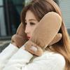 Gloves For Women With Winter Plus Velvet Thickened Warm Windproof New Anti-Freeze And Cold-Proof Plush Cute Gloves