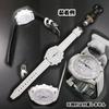 Swatch x OMEGA Leather and Rubber Strap with D-Buckle (White)