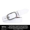 Elliptical Alloy Buckle Leather Women Belt For Fashion Casual Office Gift Use