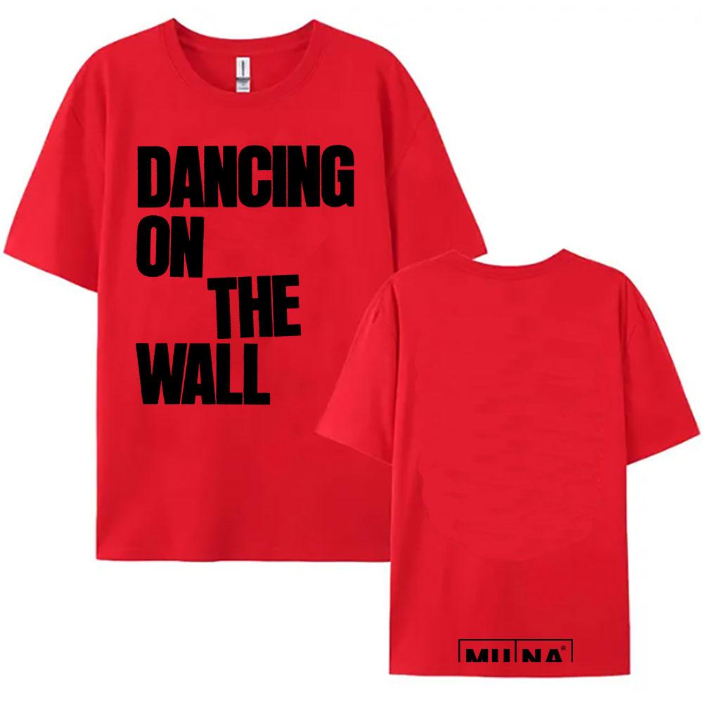 

Dancing on The Wall T-Shirt MUNA Pop Band Design Tshirts Short Sleeve Cotton Summer Female Tees O-neck Loose Unisex Streetwear XXL