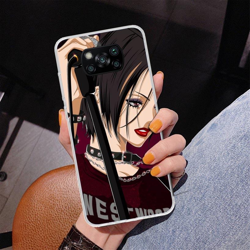 Anime Oosaki Nana Phnoe Case for Xiaomi Poco X5 X6 X7 Pro X4 Gt F7 Ultra M8 M7 Redmi 15C 15 13C 13 12C 12 Unique Cover Coque Poc