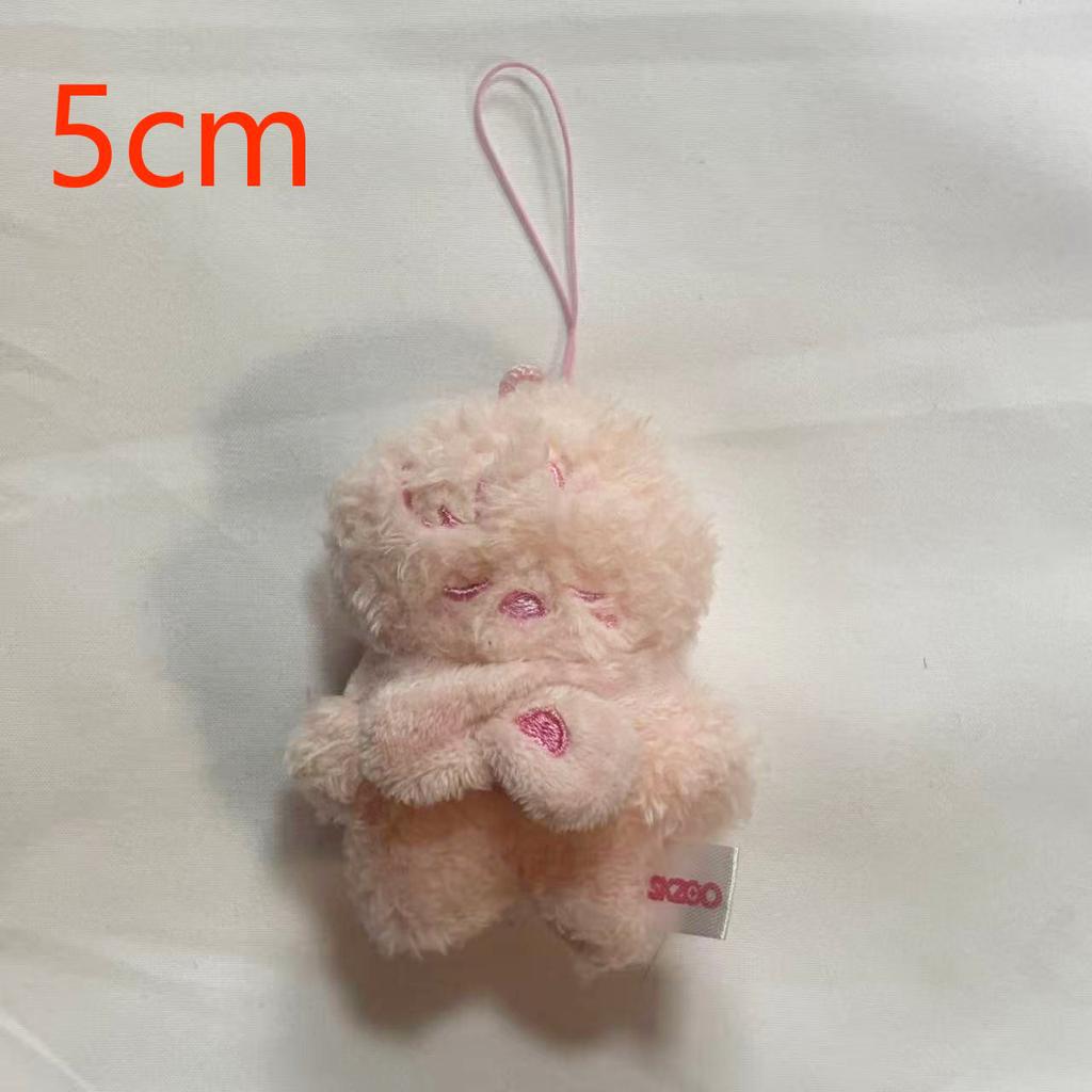 8pcs Mini 5cm Keychain Plush Doll Pendant FM Doll Creative Doll Bag Pendant For Straykids Plush Keychain Fans Cute Gift