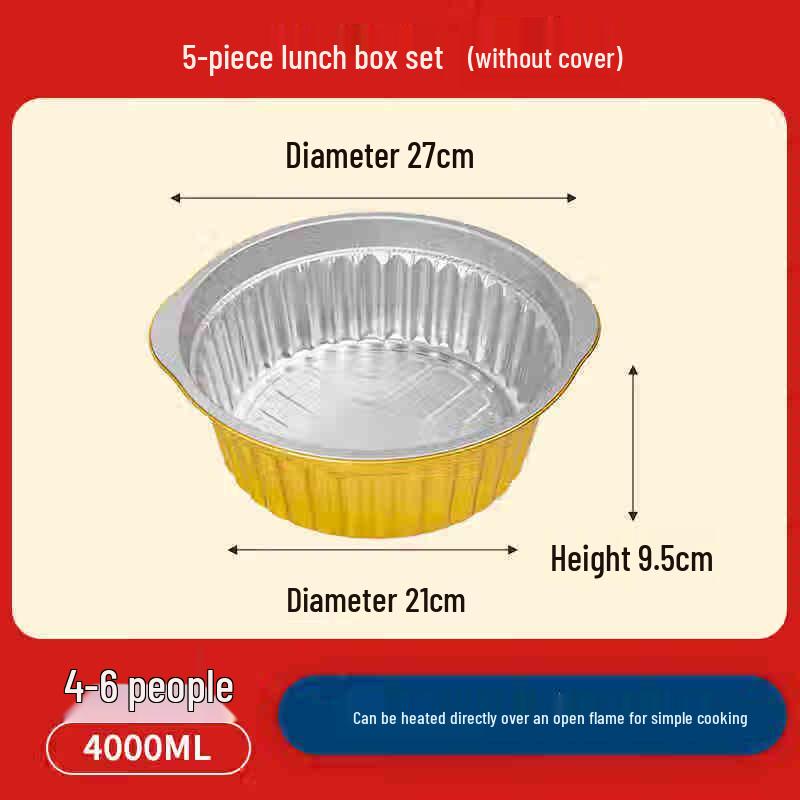 Disposable Aluminum Foil Hot Pot Container