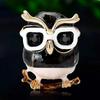 Stylish Enamel Owl Brooches for Women Unisex Rhinestone Bird Pins Office Party Funny Luxury Friend Gifts Jewelry Accessories
