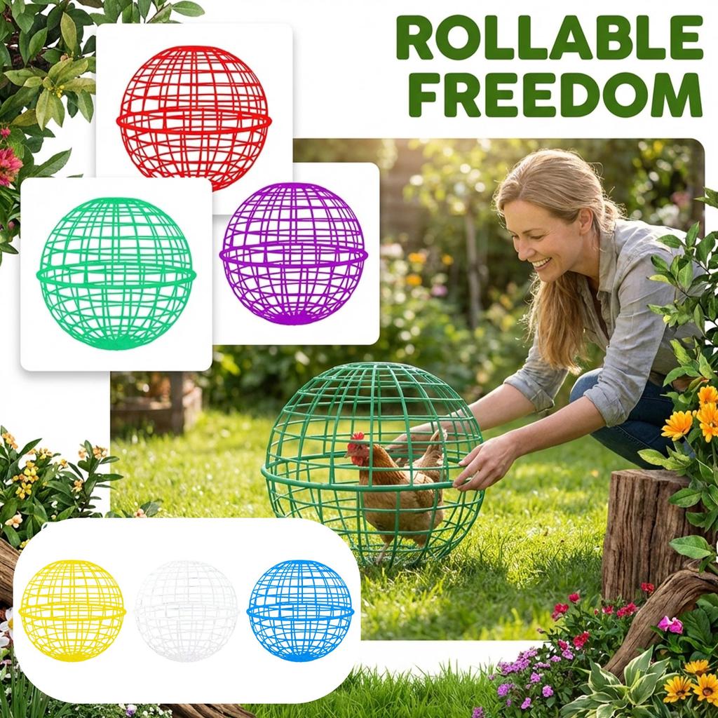 Rollable Round Cage Ball Type Free-range Chicken Ball Type Chicken Cage