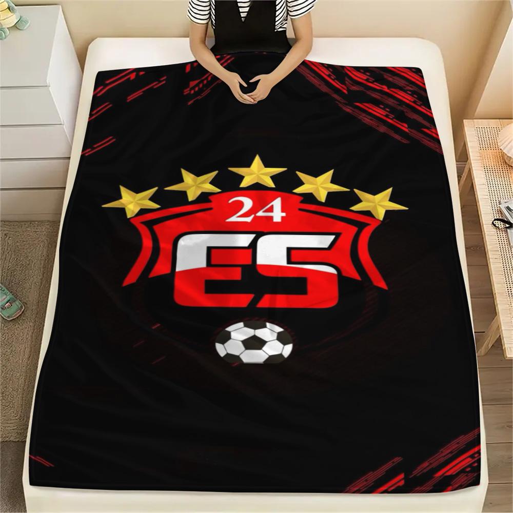 1Pc 24 Erzincanspor Print Flannel Blanket High Quality Warm Comfortable Cover for All Seasons Perfect for Gifts Home Decor