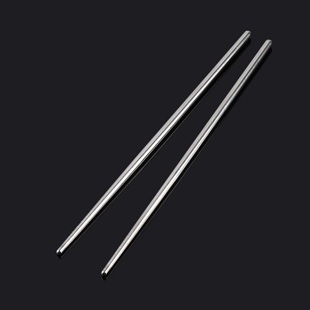 Practical Tableware Hollow Chopstick Non-slip Chop Stick Stainless Steel