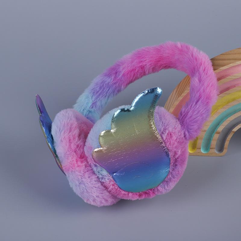 

Наушники теплые зимние для девочек корейская версия милые крылья дети дети девушки зимние наушники теплые наушники