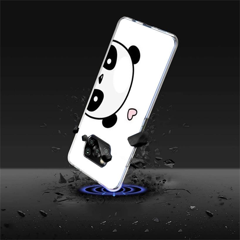 Cartoon Cute Panda Bear Phnoe Case for Xiaomi Poco X5 X6 X7 Pro X4 Gt F7 Ultra M8 M7 Redmi 15C 15 13C 13 12C 12 Unique Cover Coq