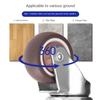 4PCS New 1.5" / 2" Wheel Threaded Stem Swivel Casters TPE Rubber Brakes Furniture Castor M10 M8 Rubber Castor for Baby Bed