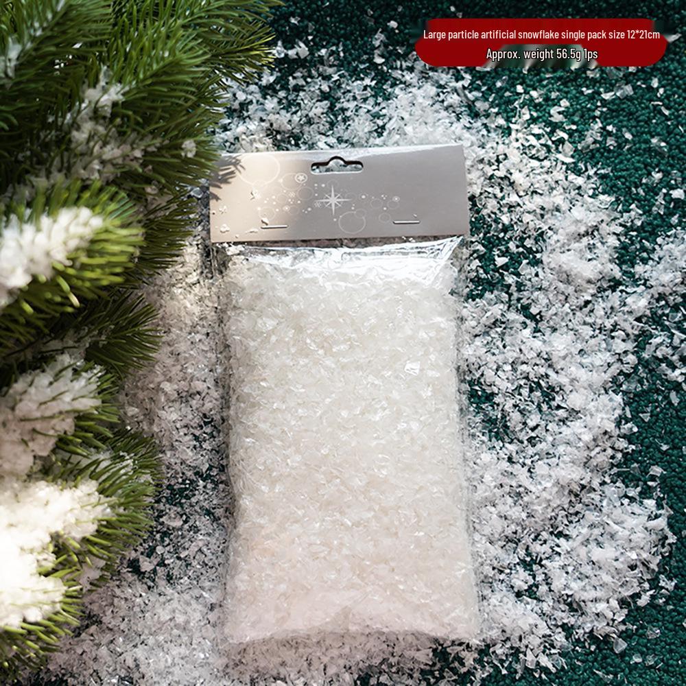 

Blue Lemon Christmas Dry Snow Powder Snowflakes Plastic Sheets for Tree Decorations & Scene Shooting Props 21*12 белый