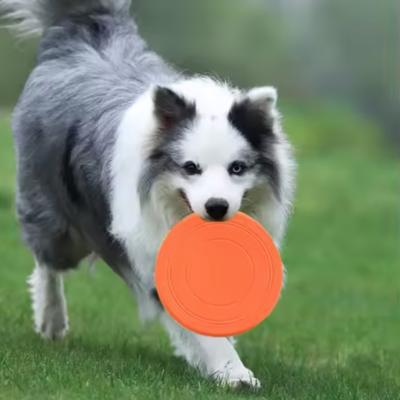 Silicone Flying Saucer Funny Dog Cat Toy Dog Game Flying Discs Resistant Chew Puppy Training Interactive Pet Supplies