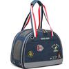 Luxury Pet Carrier Handbag Breathable Portable Travel Bag for Puppy Cat Fashion Dog One-Shoulder Pet Handbag