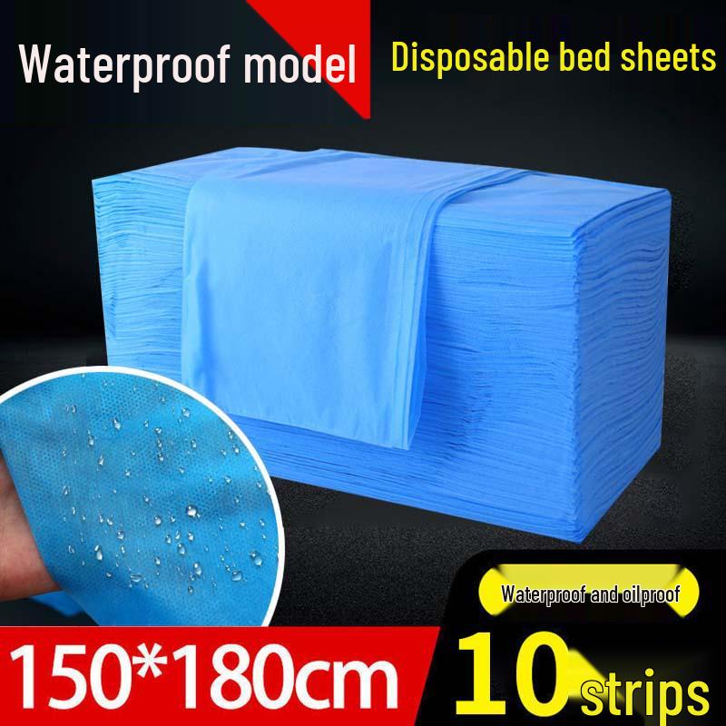 Breathable Disposable Massage Bed Sheets: Waterproof, Oil-Proof, Thickened, Non-Woven with Face Hole