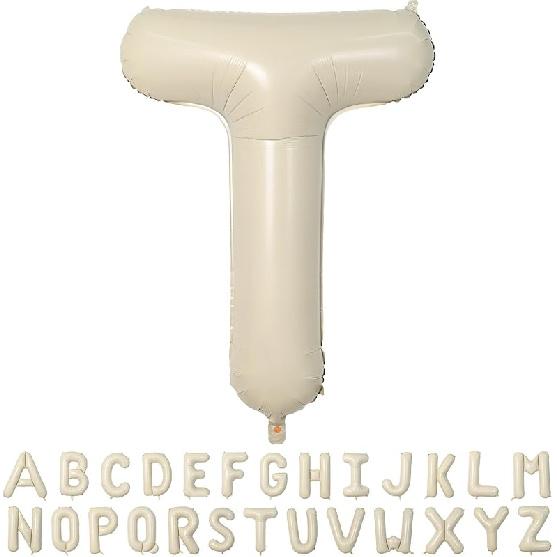 40 Inch Cream White 1 Balloon Numbers, Large Number 1 Balloon Foil Helium Number Balloons, Big 1st Foil Birthday Balloons for Boys Girls 1st Birthday
