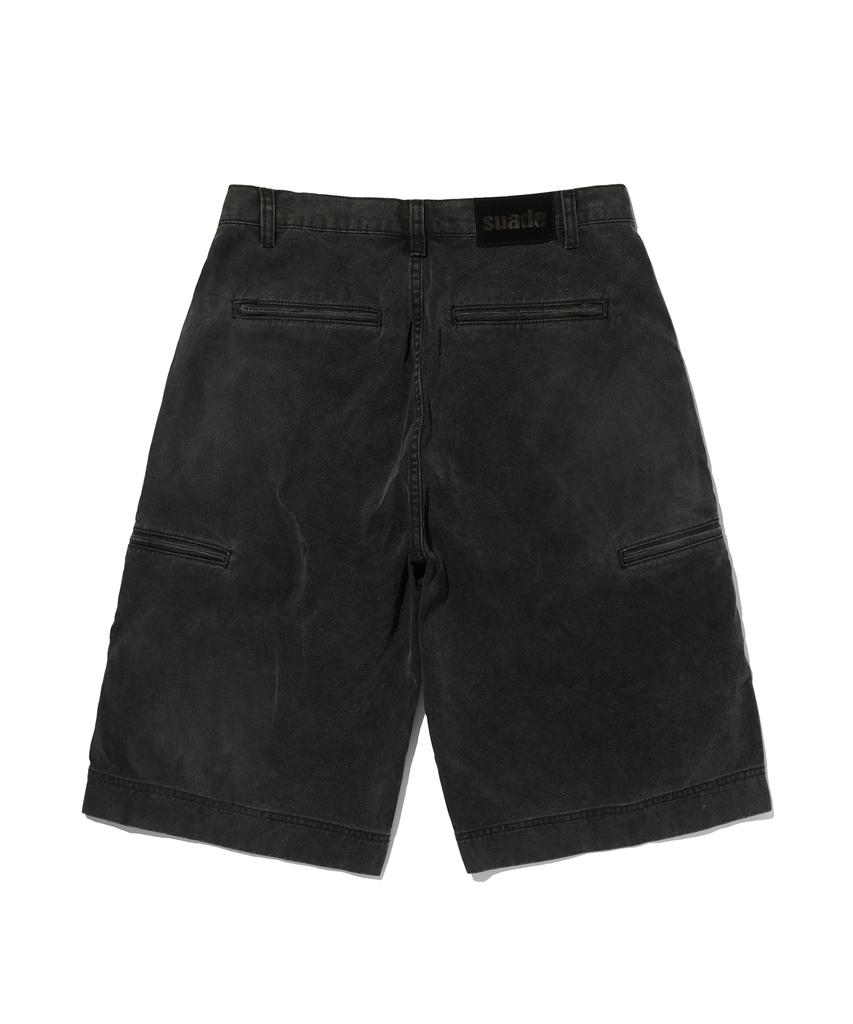 Seuweideu Utility Cargo Shorts [Black]
