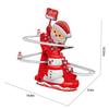 Electric Track Stair Climbing Santa Light and Music Toy for Kids