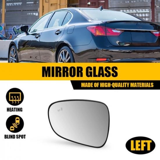 Fit Lexus ES300h ES350 2013-18 Left Right Side Mirror Glass Heated & Blind Spot 1x Left Heated Mirror Gla