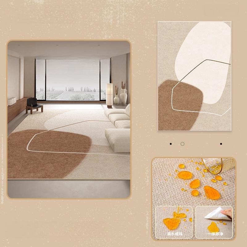 Luxe Woonkamer Decoratie Waterdicht Tapijt Grote Vloerkleden voor Slaapkamer Antislip Lounge Zachte Vloermat Wasbaar Tapijt 80x120cm