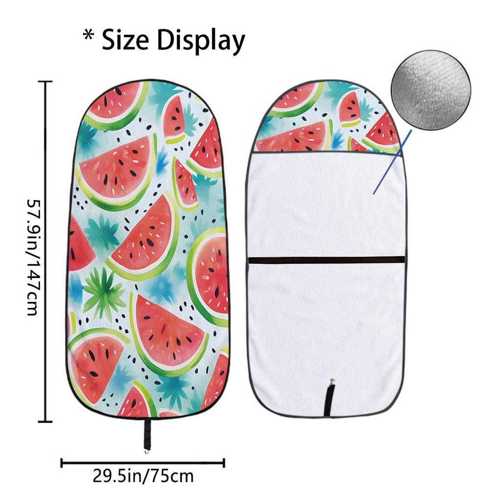 Universal Car Seat Towel Cover: Front Seat Protector for Gym, Workout, All Seasons - Fits Most Vehicles