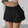 Women's Shorts Casual Summer  Color Beach Loose Pocket Short Skirt Pants