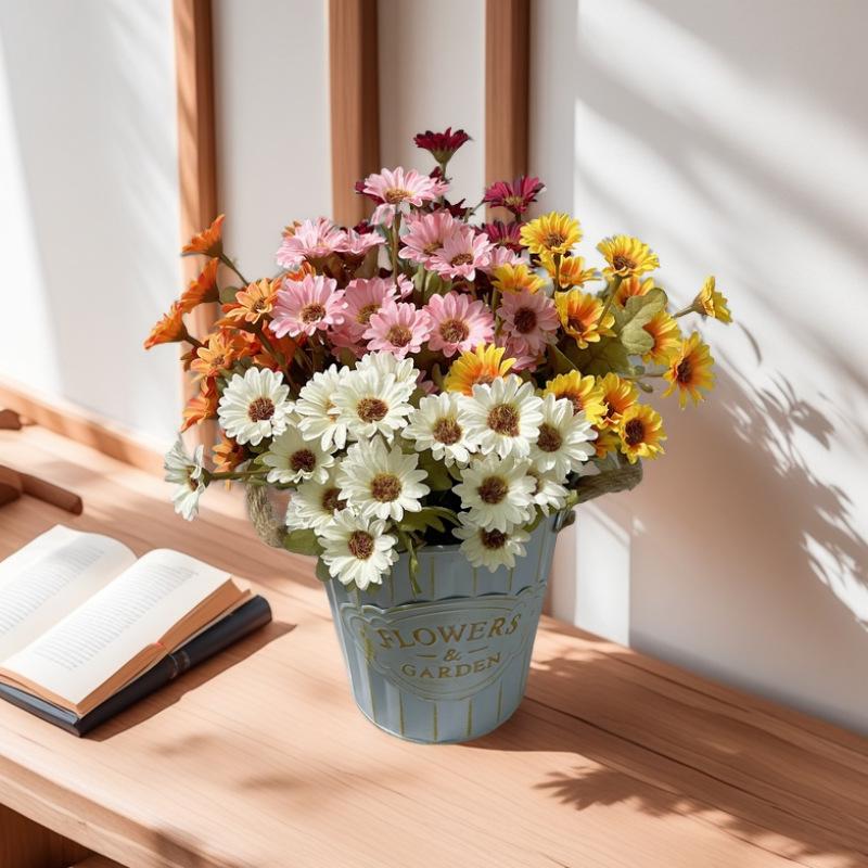Autumn Color Daisy Bouquet - Small Wild Chrysanthemums for Home Decoration