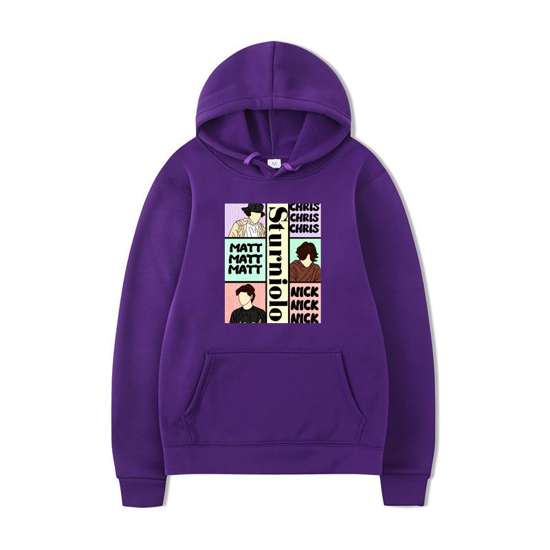 Sturniolo Drillinge Hoodies Herren Damen Kreatives Design Bedruckter Hoodie Marke Y2K Kleidung Vintage Unisex Langarm Pullover