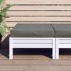 Pallet Cushion Melange Dark Grey 60x60x9.5 Cm Fabric