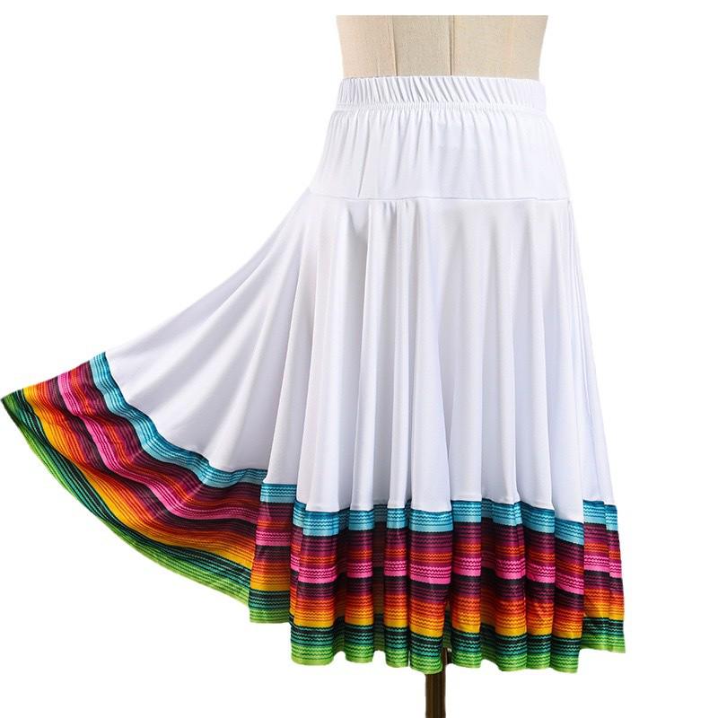 2025 Nadměrná velikost Mini sukně proti odhalení pro Square Dance - 6 metrů, Barevná móda
