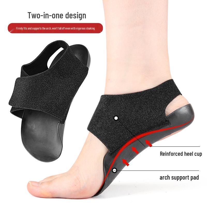 Magic Tape Arch Support Insole: XO Leg Foot Inversion Pad for Shoes, Arch, and Heel Support
