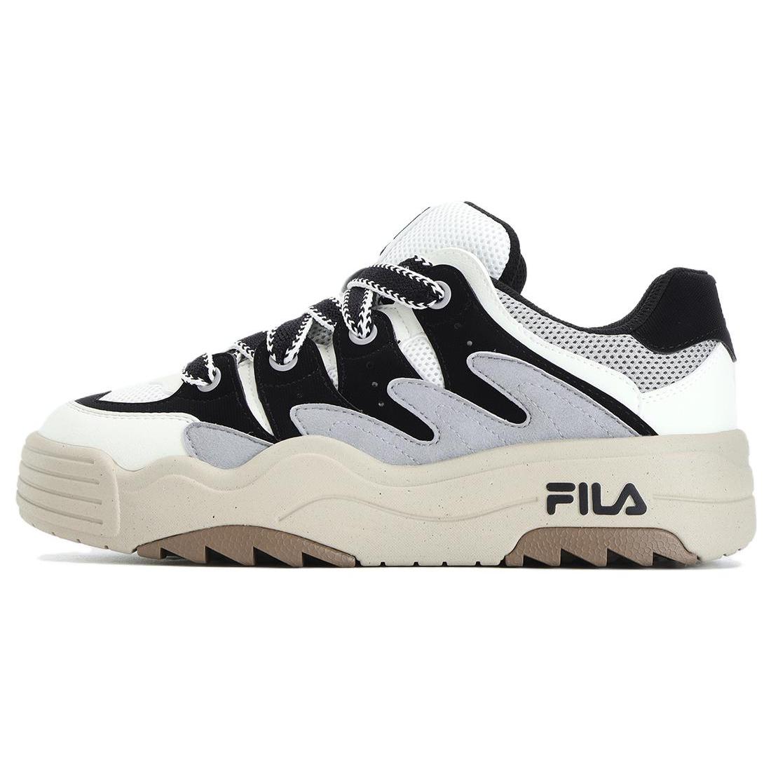 FILA Rosetta Skateboarding Shoes  Black Grey  Women s F12W331207FSB 38