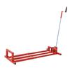 Mower Repair Stand, Foldable Heavy-Duty Steel Lift Platform, 400 kg Lifting Capacity, Telescopic Cart with Handle for Manual and Power Tool Use, Red
