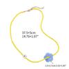 Flower Beaded Pendant Necklaces Small Chain Necklace Choker Pendant Necklaces