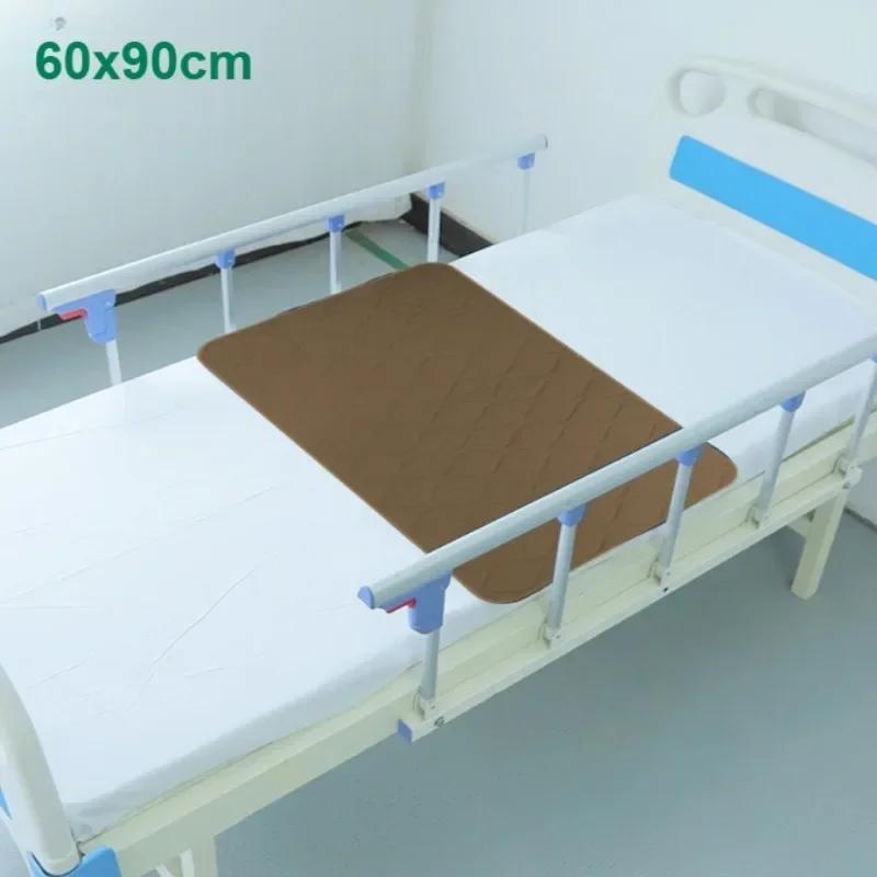 Washable Incontinence Bed Pad for Elderly Adults Thickened Waterproof Reusable Diaper Mattress Paralyzed Bedridden