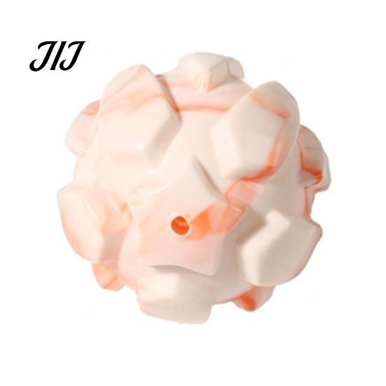 Soft TPR Toys for Pet Teeth Massage Squeaky Dog Balls, Durable Interactive Toy, Cleaning Chew Aggressive Chewers Star Texture Toy Small Medium