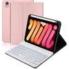 Wireless Keyboard Case for iPad Mini 6th Generation (A17 Pro) 2021 8.3-inch, with Pen Slot