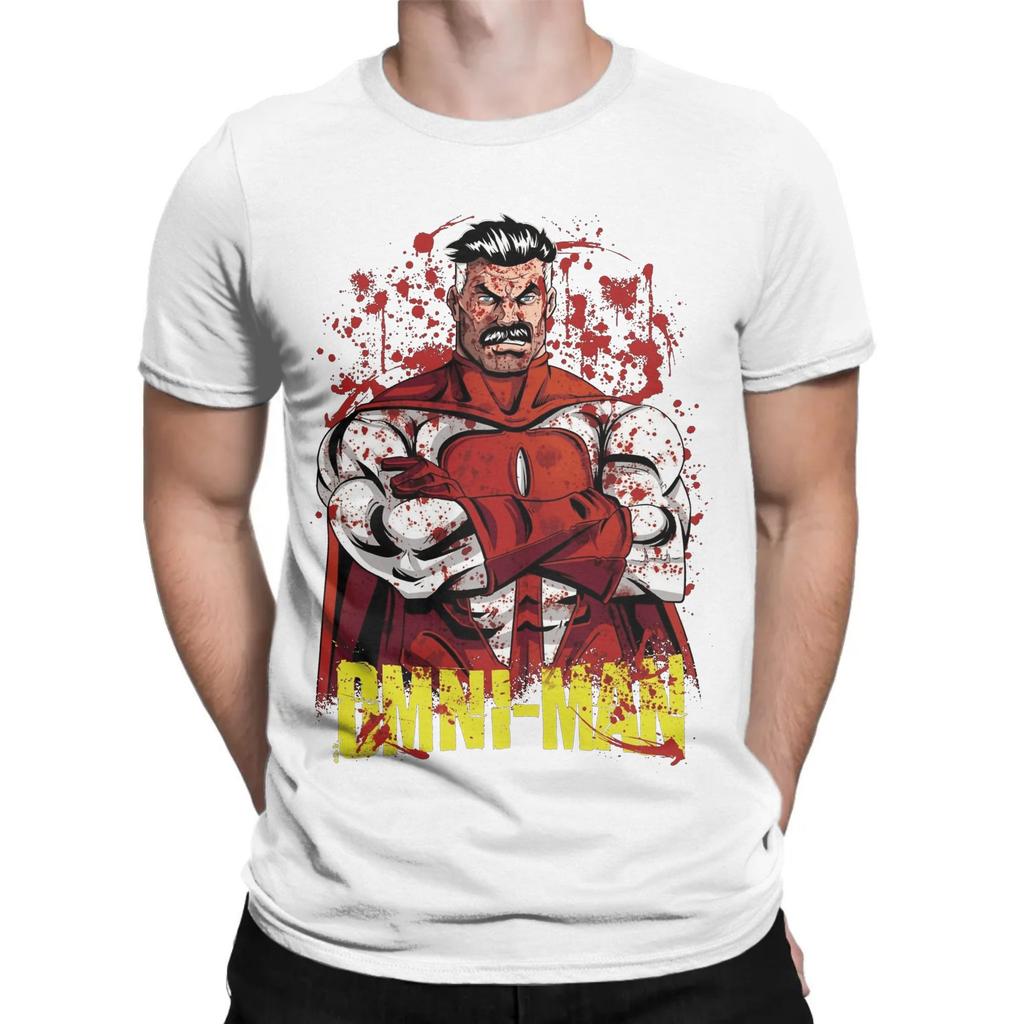 Oversized Tshirt Summer Invincible Hip Hop T Shirts Omni Ma 100 Cotton Tshirt For Unisex Y2k Funny Design Short Sleeve Clothes