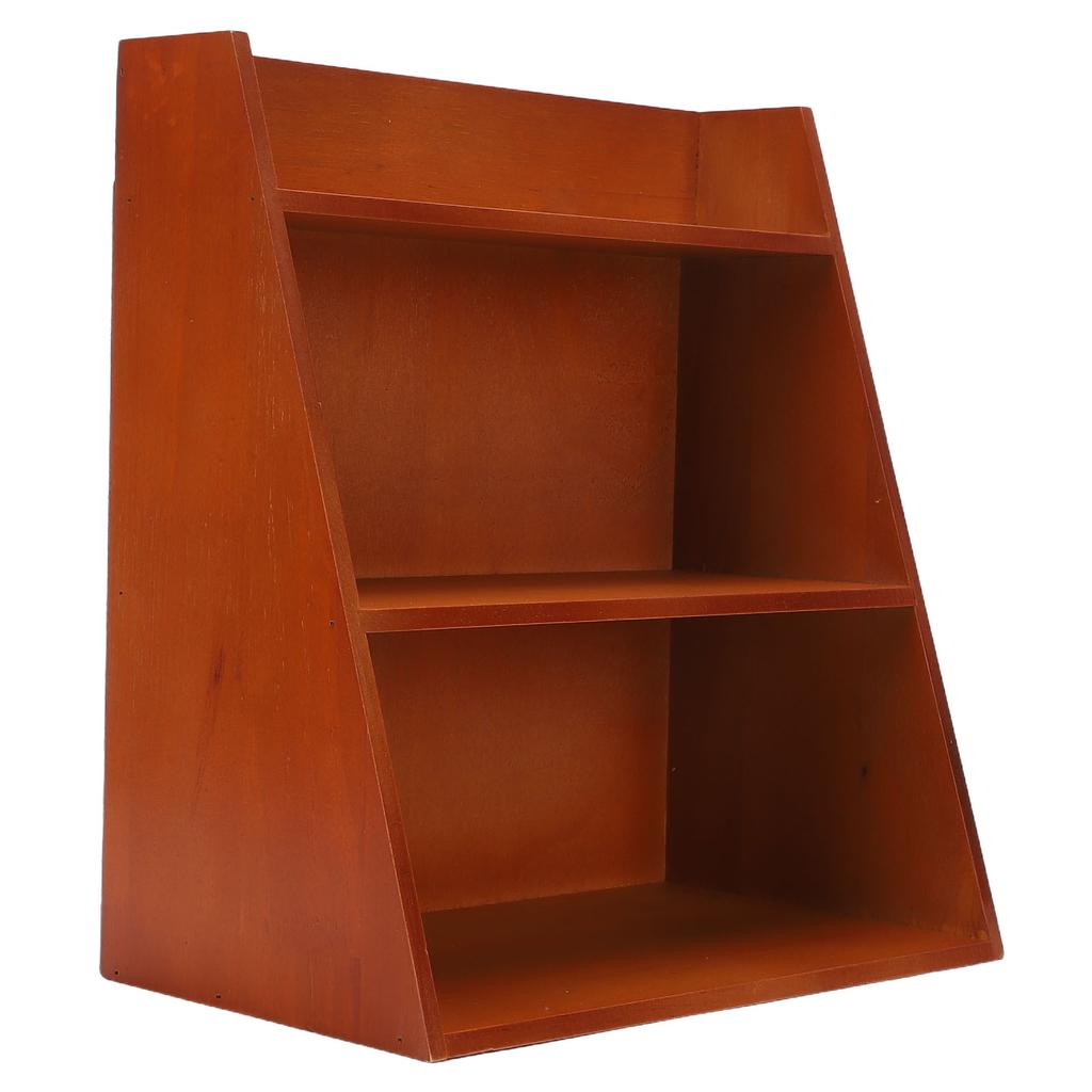 3 Tier Trinket Display Shelf for Wall Countertop Vintage Wooden Shelf Rack for Collectibles Perfume Makeup