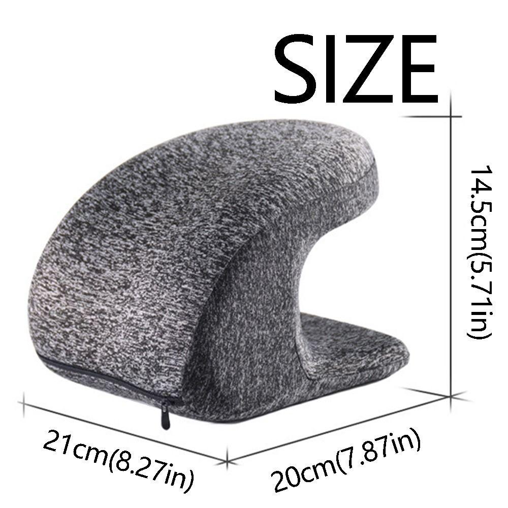 Practical Portable Nap Sleeping Pillow Slow Rebound Comfortable Pillow Cushion Breathable Soft Face Down Desk Pillow Travel