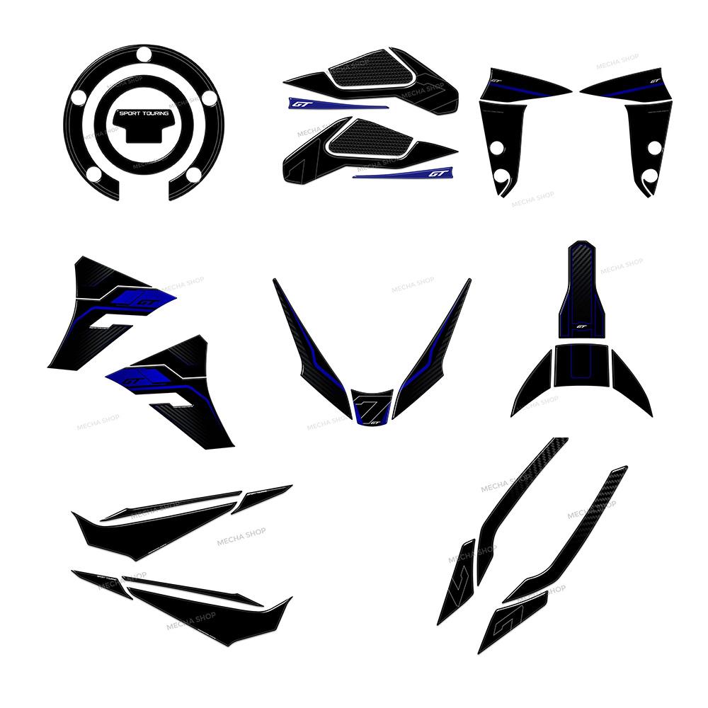 For Tracer 7GT Sticker Tank Pad Tracer 7 GT Protector Motorcycle Accessories 3D Epoxy Decals 2025-2026
