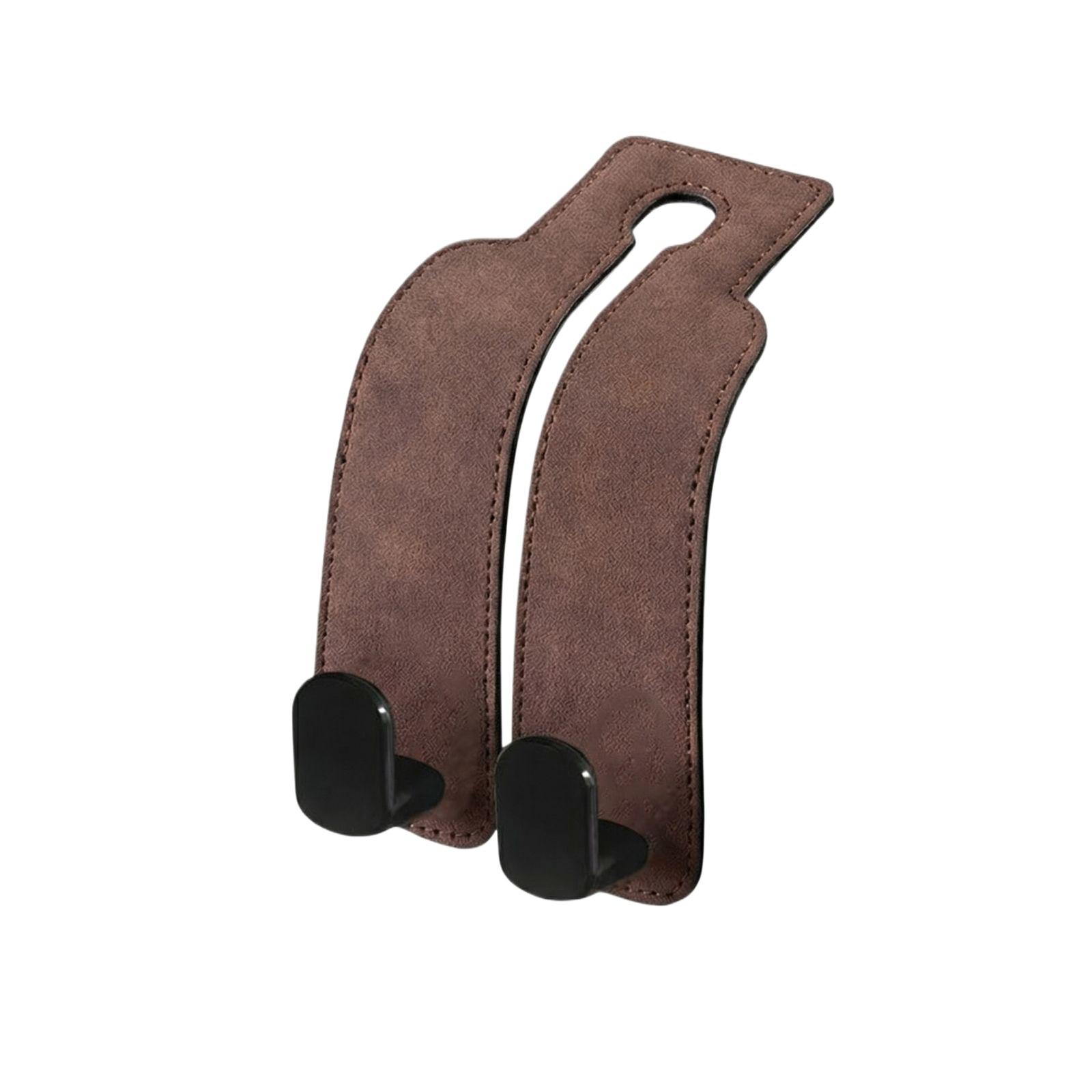 

Car Hooks, Car Seat Back Storage Hooks, Metal Suede Hooks, Rear Seat Bracket Hooks One Size