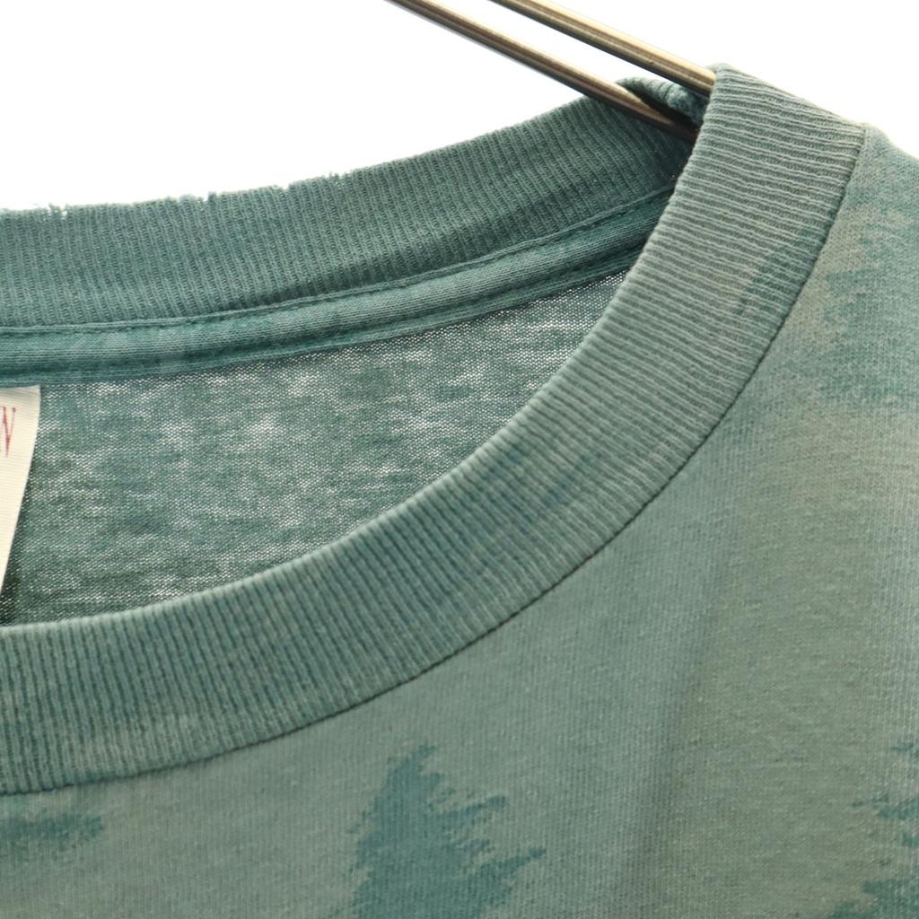 PRAIRIE MOUNTAIN 90s Made in USA Old Print Short sleeve T-shirt Men's Used