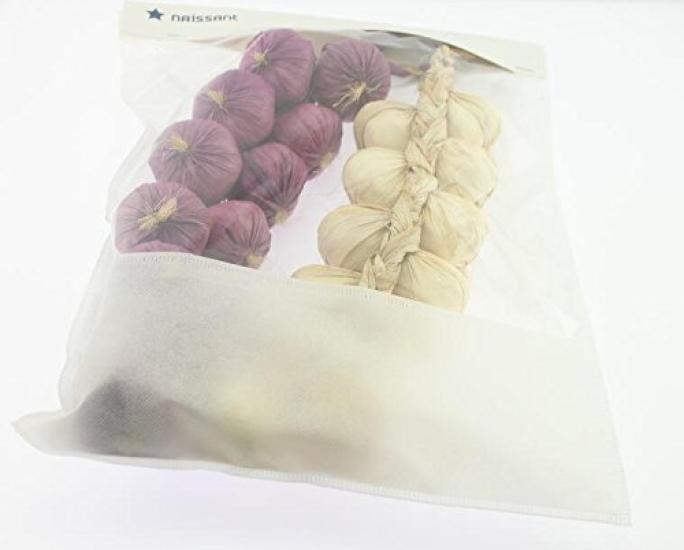 Naissant Garlic Hanging Rope Food Set of Italian Restaurant Supplies White and One Samples, 2, (One Purple)
