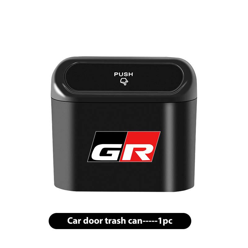 

Car Trash Bin Hanging Garbage Dust Case Storage Box Trash Can For Toyota GR Yaris Corolla Prius Aqua Vios Mirai Hilux Auris CHR