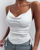 European And American Summer Women'S Top Tight Drawstring Sexy V-Neck Sling Vest European And American Style