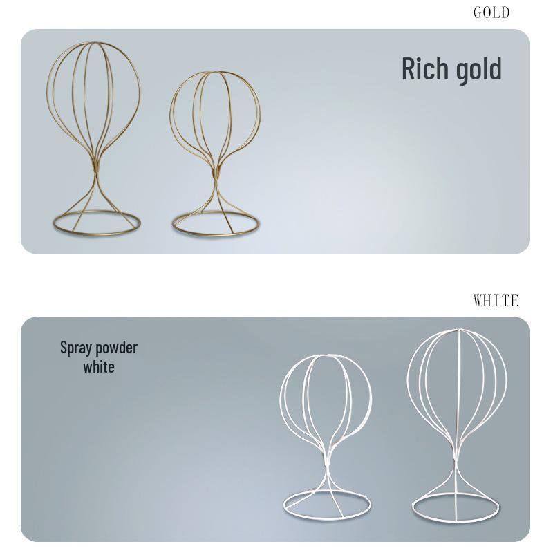 Wrought Iron Hat Rack Stand for Caps - Ideal for Accessory Shops and Clothing Stores