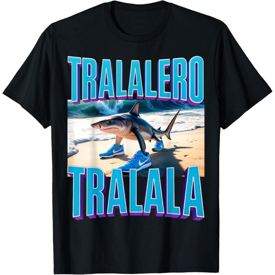 

Tralalero Tralala Brainrot T-Shirt XXXXXL чорний