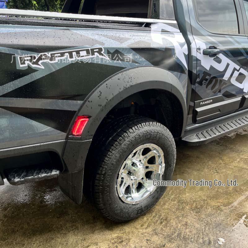 Ford Ranger T9 Raptor Body Kit: Upgraded Grille, Fender Flares, Front Bumper.